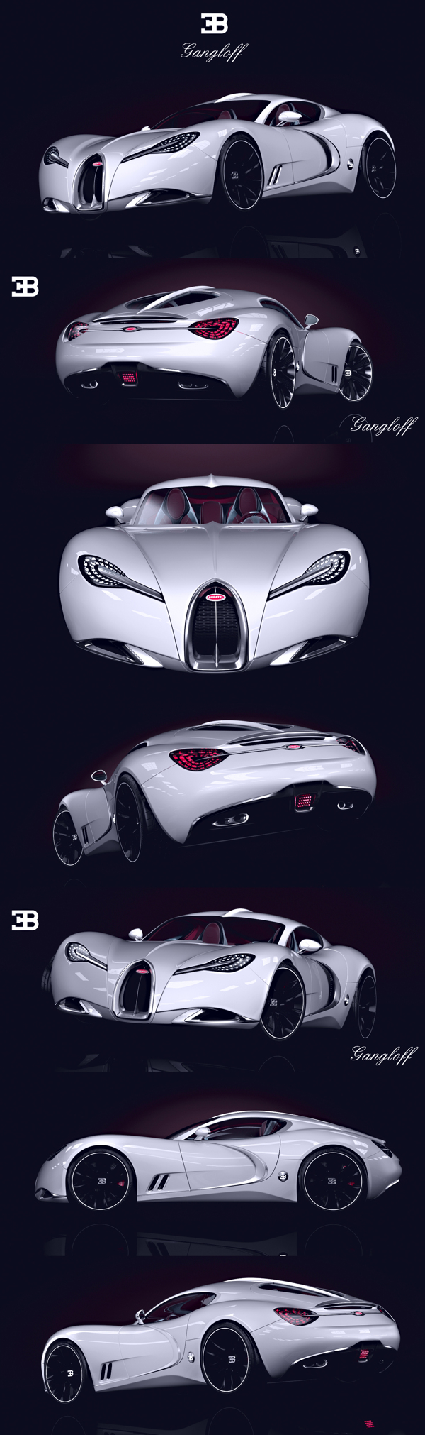 Bugatti Gangloff Invisium Concept car!